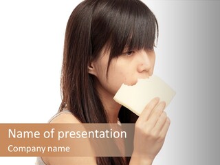 Friendly Thin Expression PowerPoint Template