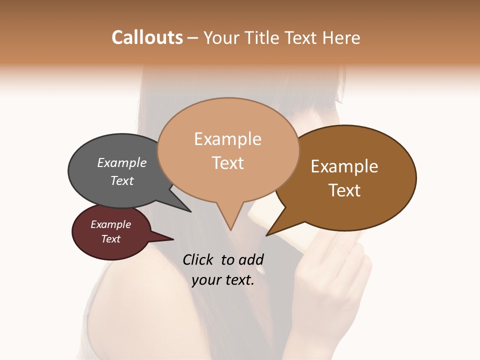 Friendly Thin Expression PowerPoint Template