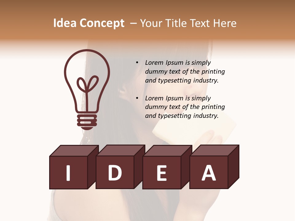 Friendly Thin Expression PowerPoint Template