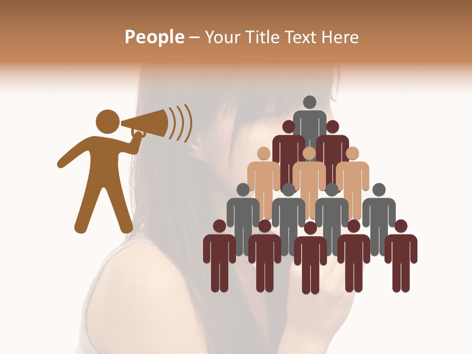 Friendly Thin Expression PowerPoint Template