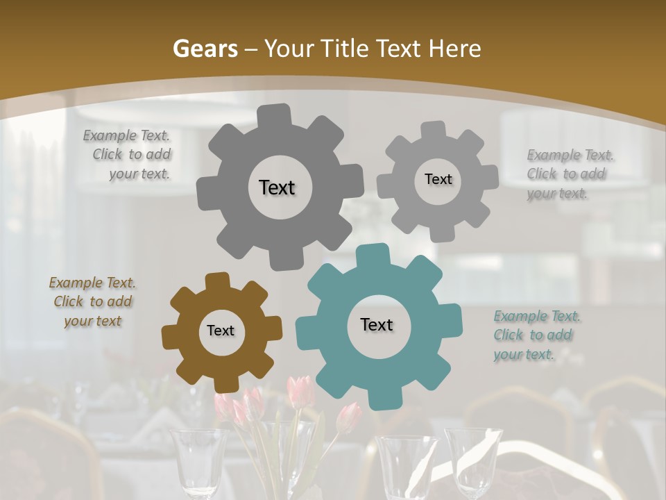 Color Plate Comfortable PowerPoint Template