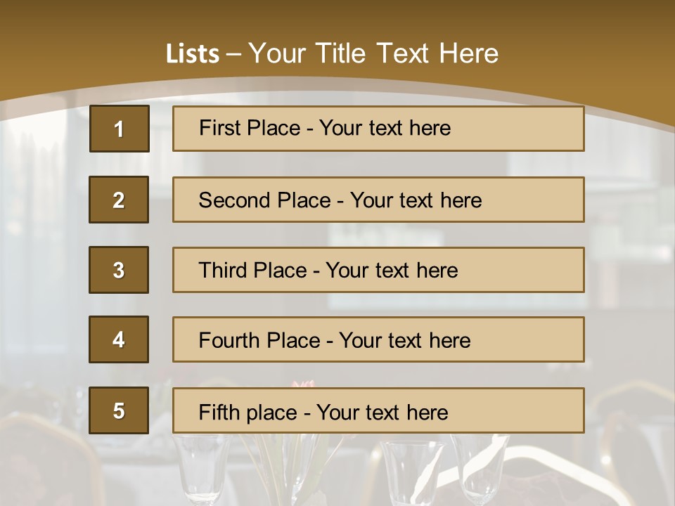 Color Plate Comfortable PowerPoint Template