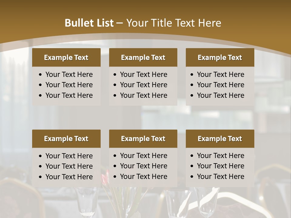 Color Plate Comfortable PowerPoint Template