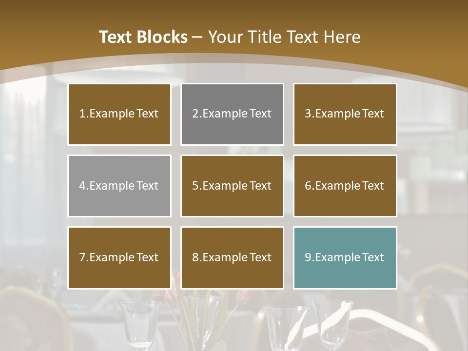 Color Plate Comfortable PowerPoint Template