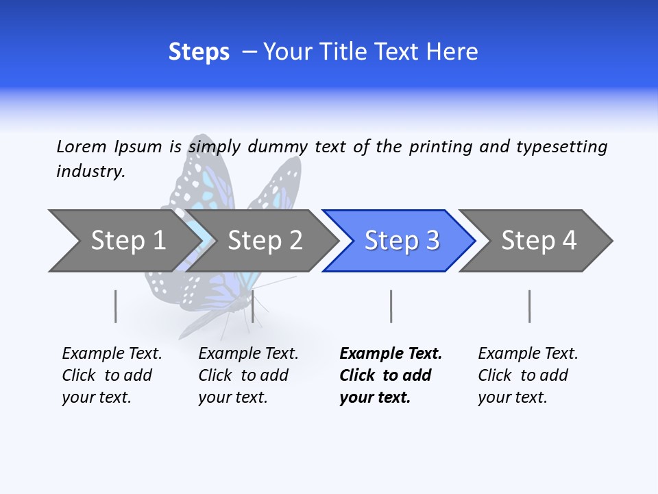 Insect Butterfly Wildlife PowerPoint Template