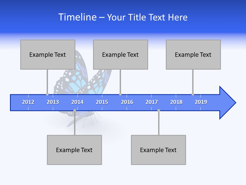 Insect Butterfly Wildlife PowerPoint Template