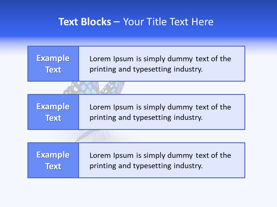 Insect Butterfly Wildlife PowerPoint Template