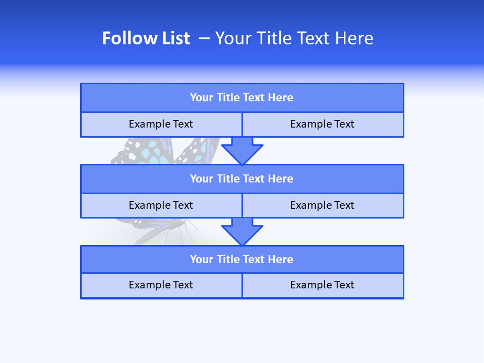 Insect Butterfly Wildlife PowerPoint Template
