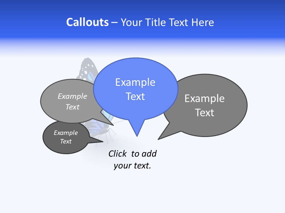 Insect Butterfly Wildlife PowerPoint Template