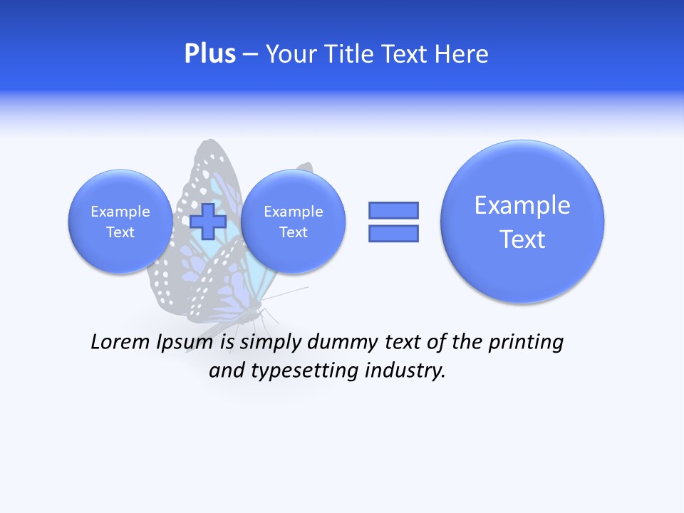 Insect Butterfly Wildlife PowerPoint Template