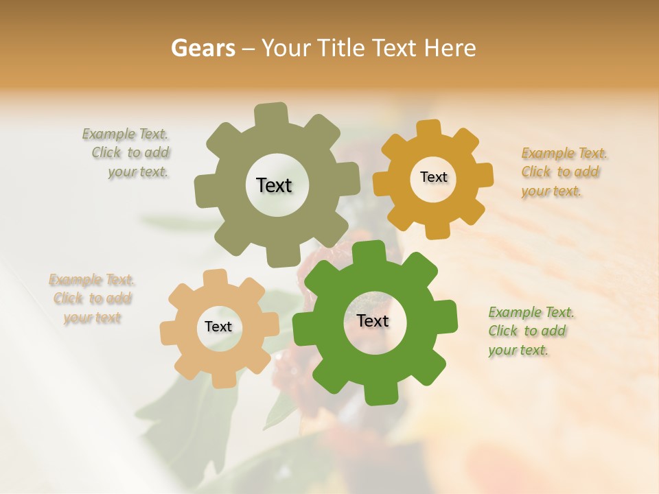 Pressed Antipasti Food PowerPoint Template