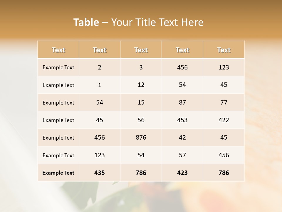 Pressed Antipasti Food PowerPoint Template