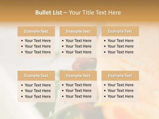 Pressed Antipasti Food PowerPoint Template