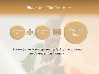 Pressed Antipasti Food PowerPoint Template