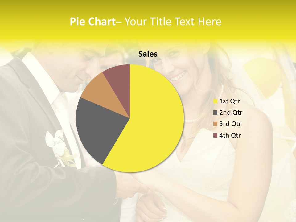 Couple Groom People PowerPoint Template