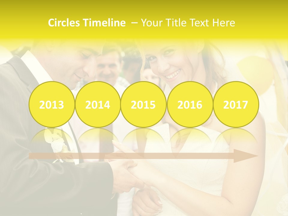 Couple Groom People PowerPoint Template