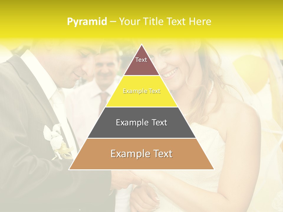 Couple Groom People PowerPoint Template