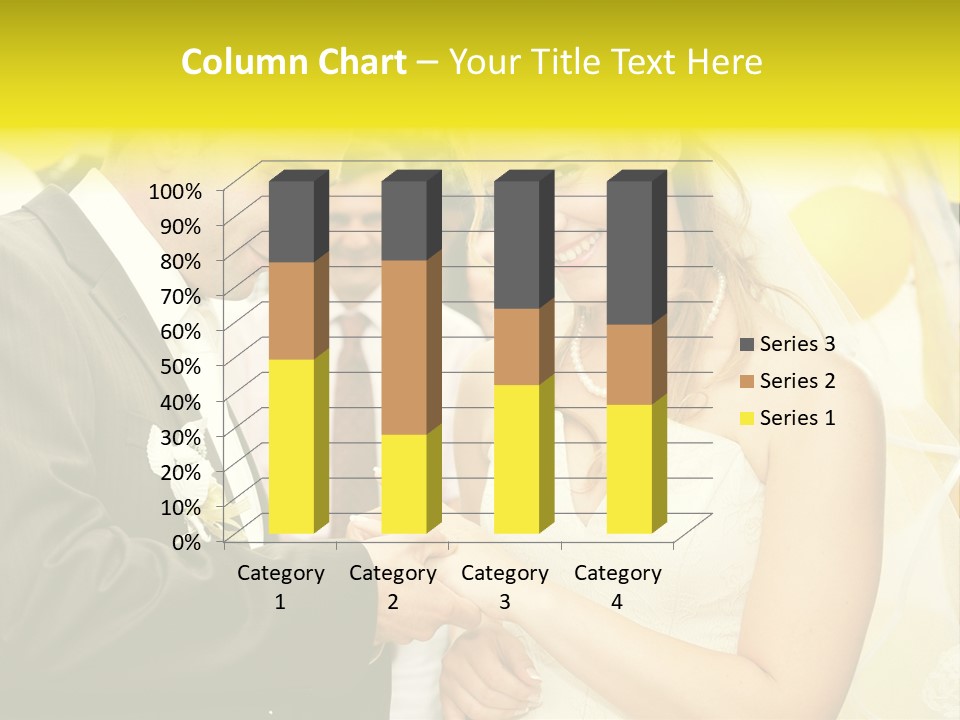 Couple Groom People PowerPoint Template