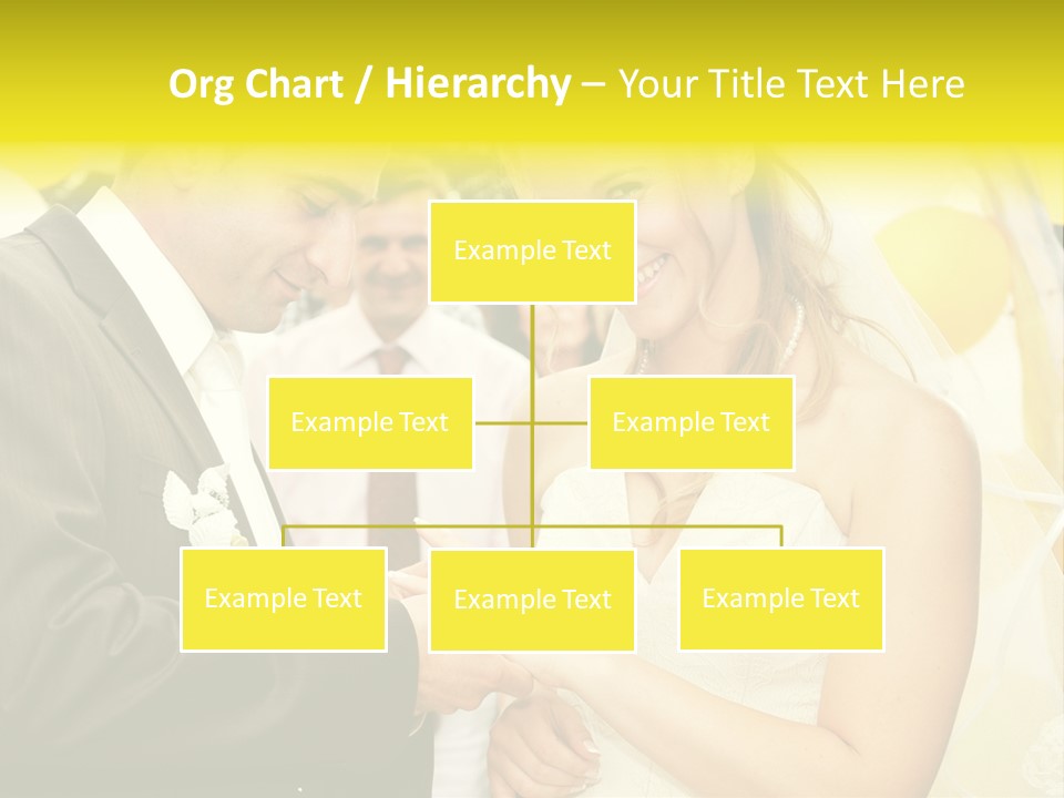 Couple Groom People PowerPoint Template