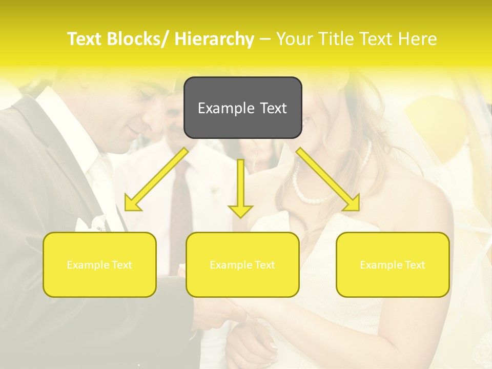 Couple Groom People PowerPoint Template