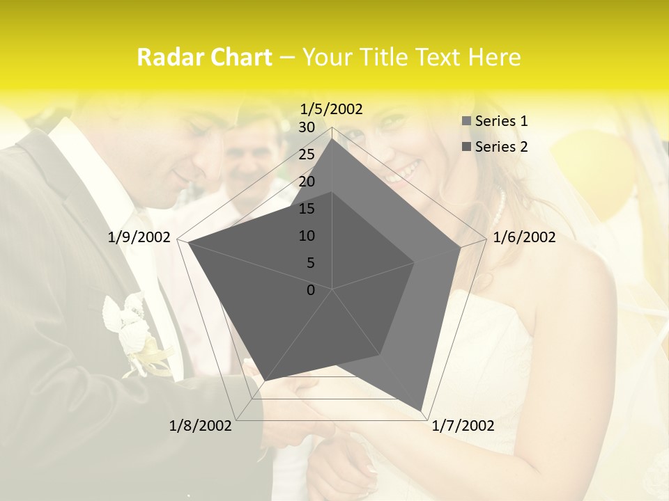 Couple Groom People PowerPoint Template