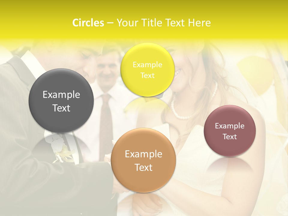 Couple Groom People PowerPoint Template