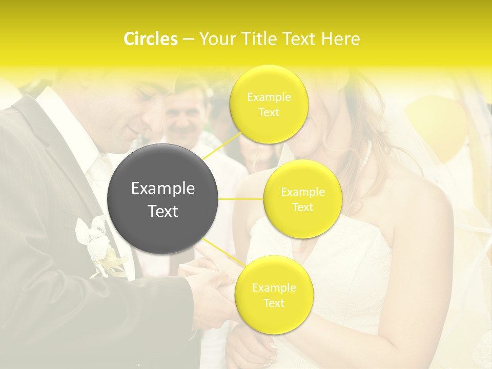 Couple Groom People PowerPoint Template