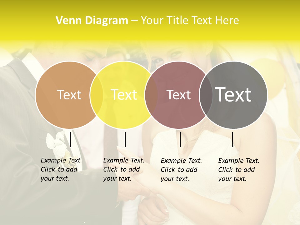 Couple Groom People PowerPoint Template
