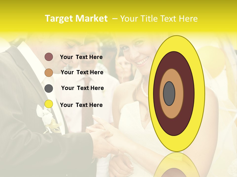 Couple Groom People PowerPoint Template