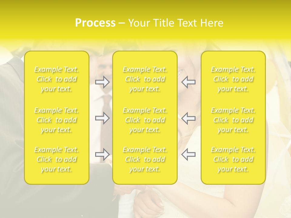 Couple Groom People PowerPoint Template