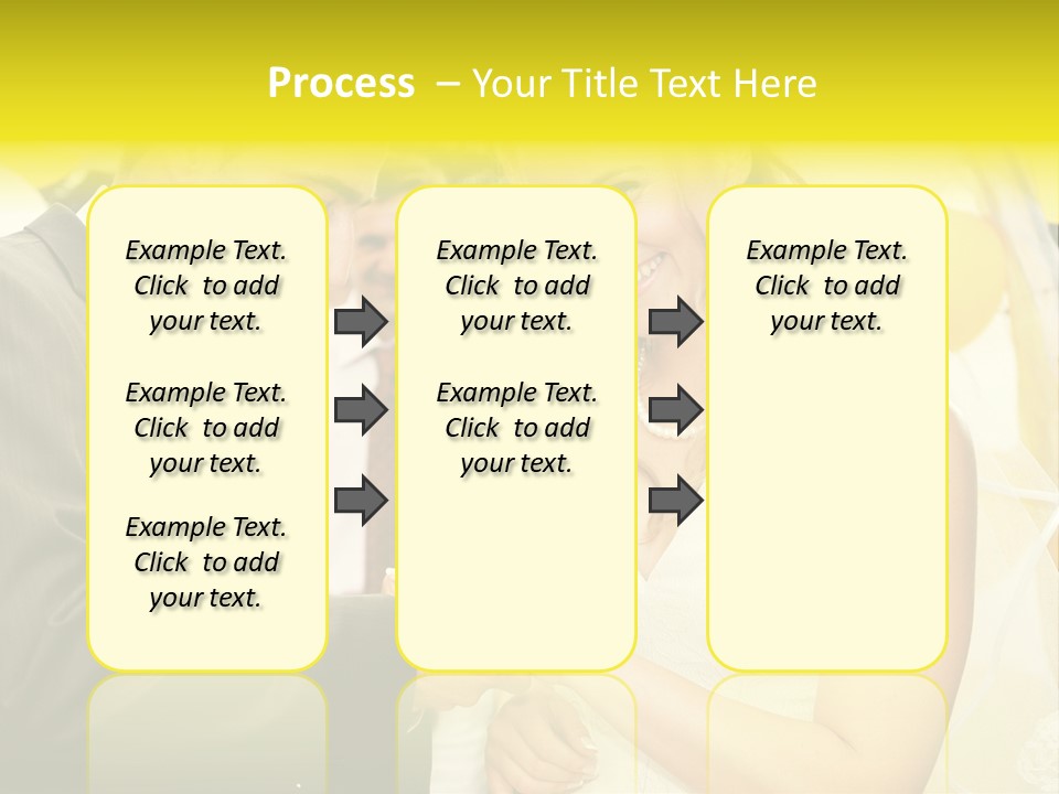 Couple Groom People PowerPoint Template