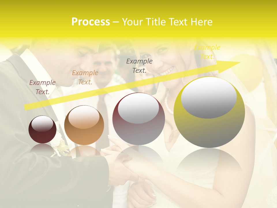 Couple Groom People PowerPoint Template