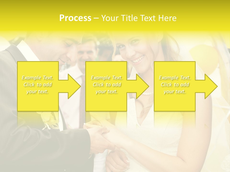 Couple Groom People PowerPoint Template