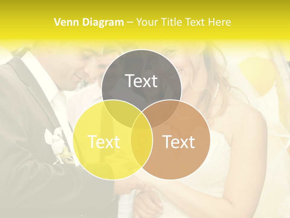 Couple Groom People PowerPoint Template