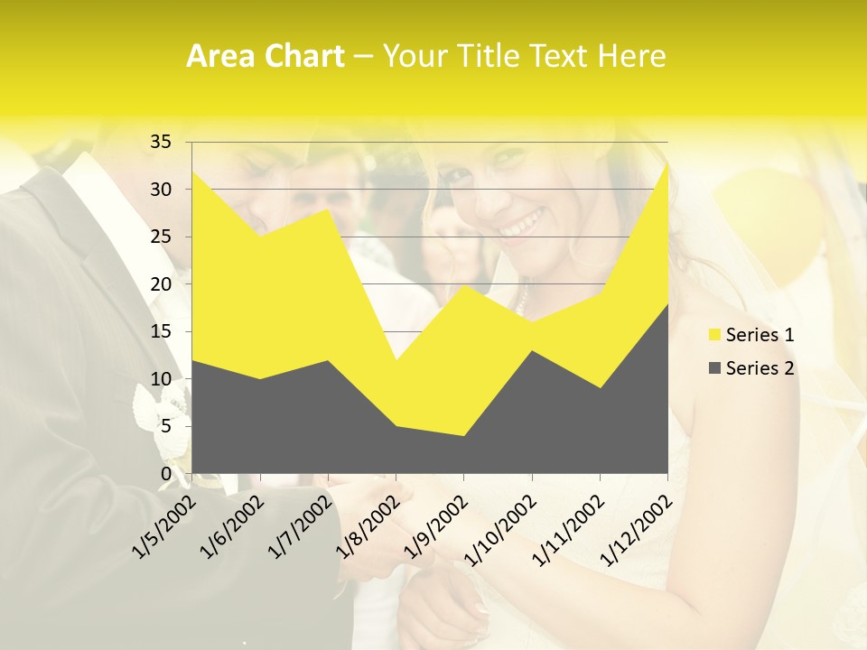 Couple Groom People PowerPoint Template