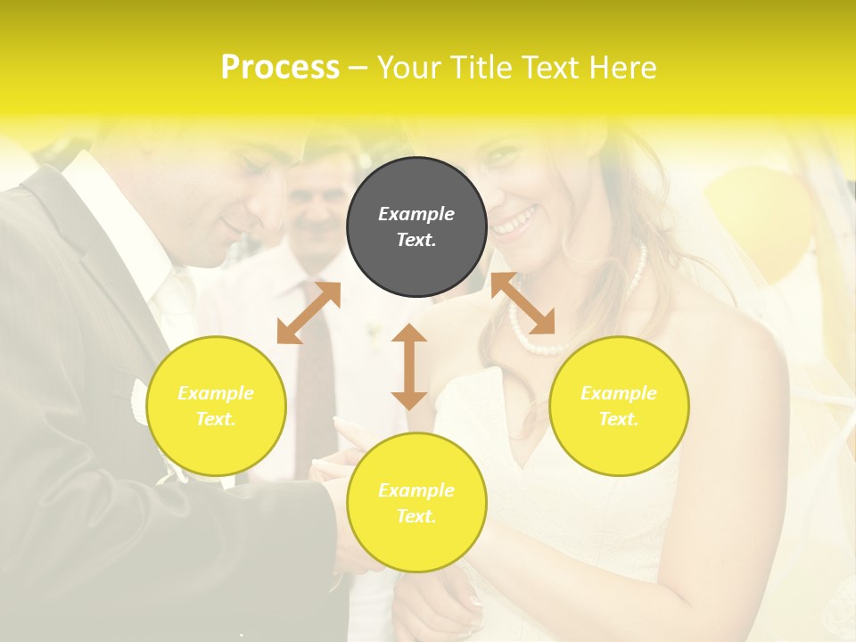 Couple Groom People PowerPoint Template