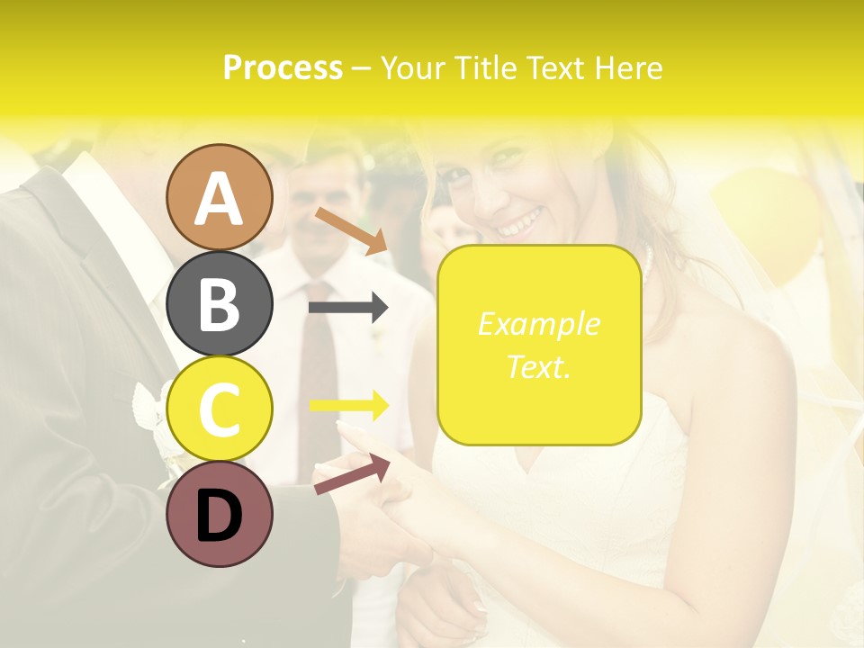 Couple Groom People PowerPoint Template