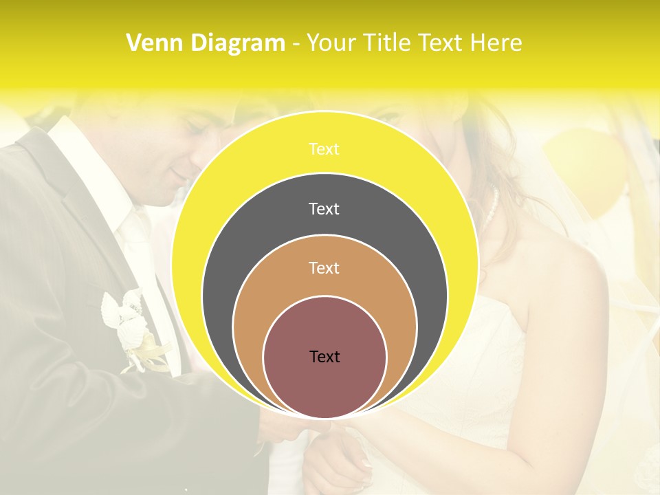 Couple Groom People PowerPoint Template