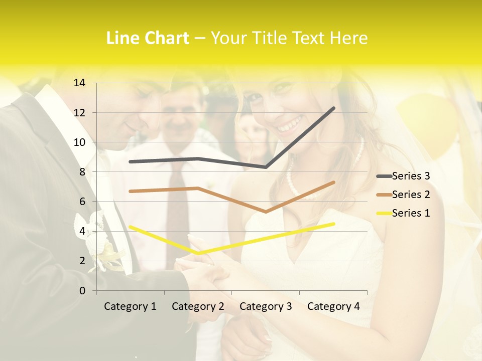 Couple Groom People PowerPoint Template