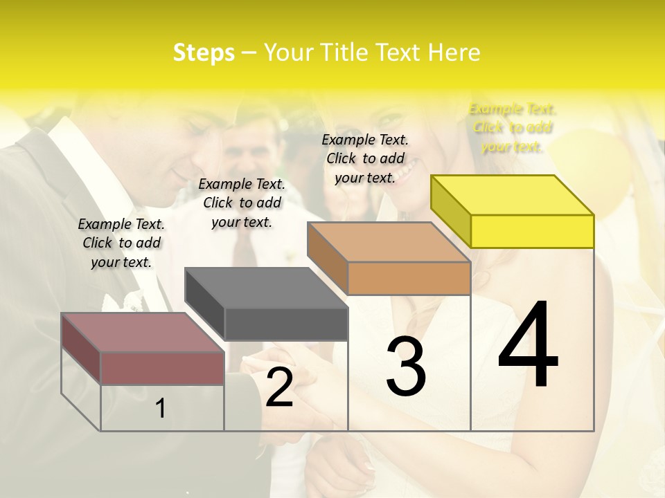 Couple Groom People PowerPoint Template