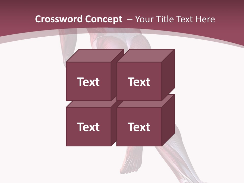 Wellbeing Shape Muscular PowerPoint Template