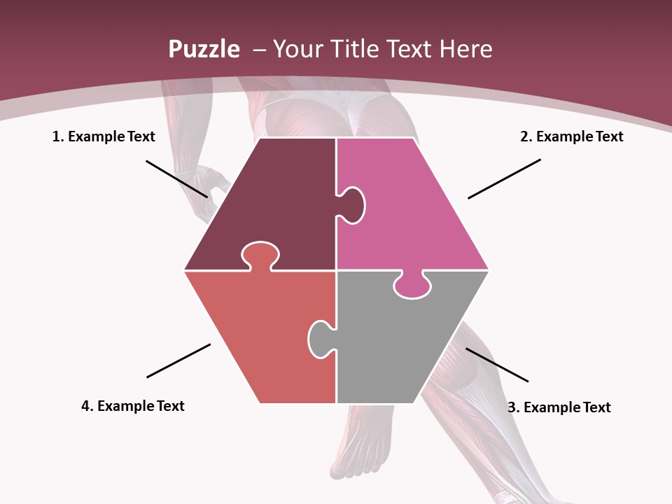 Wellbeing Shape Muscular PowerPoint Template