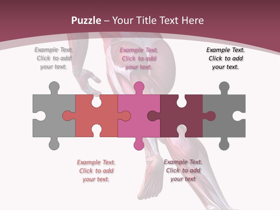Wellbeing Shape Muscular PowerPoint Template