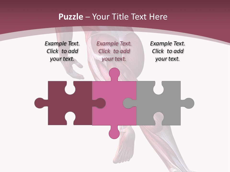 Wellbeing Shape Muscular PowerPoint Template