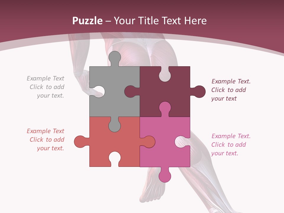 Wellbeing Shape Muscular PowerPoint Template