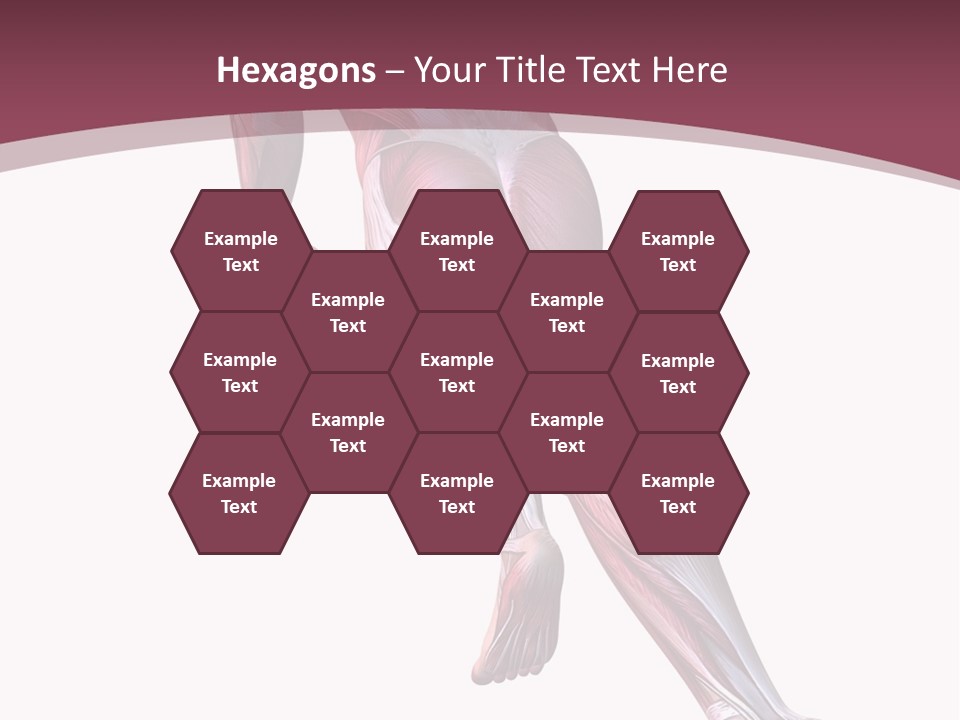 Wellbeing Shape Muscular PowerPoint Template