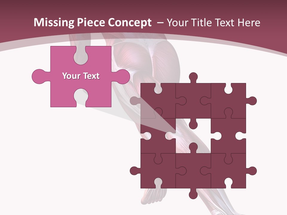 Wellbeing Shape Muscular PowerPoint Template