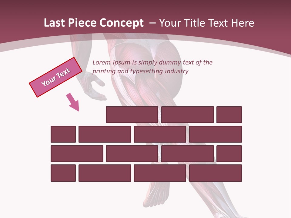 Wellbeing Shape Muscular PowerPoint Template