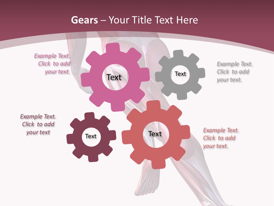 Wellbeing Shape Muscular PowerPoint Template