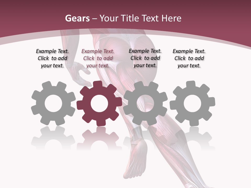 Wellbeing Shape Muscular PowerPoint Template